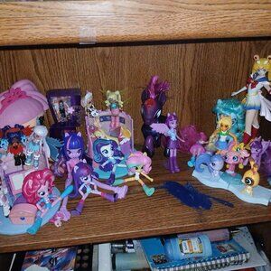 Lot of my little pony ,lalaloopsy, sailor moon,lps shop and Bratz and roblox